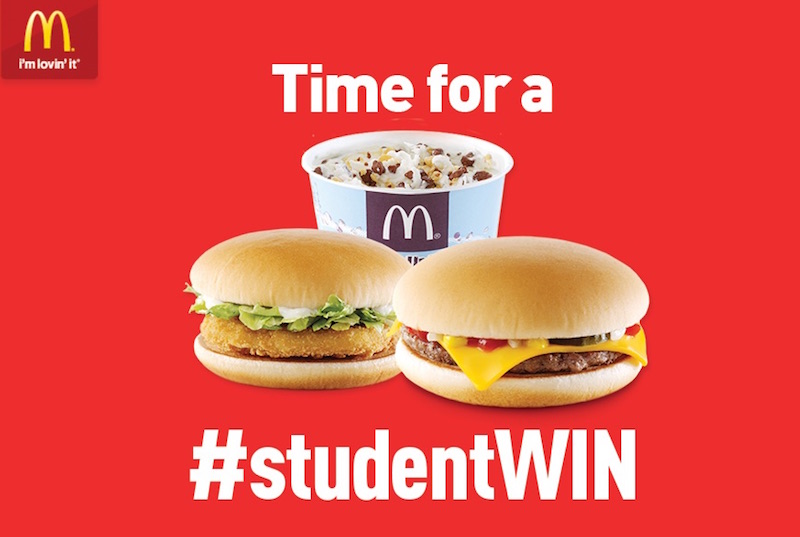 McDonalds student deal