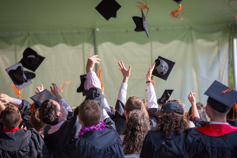 Students graduating